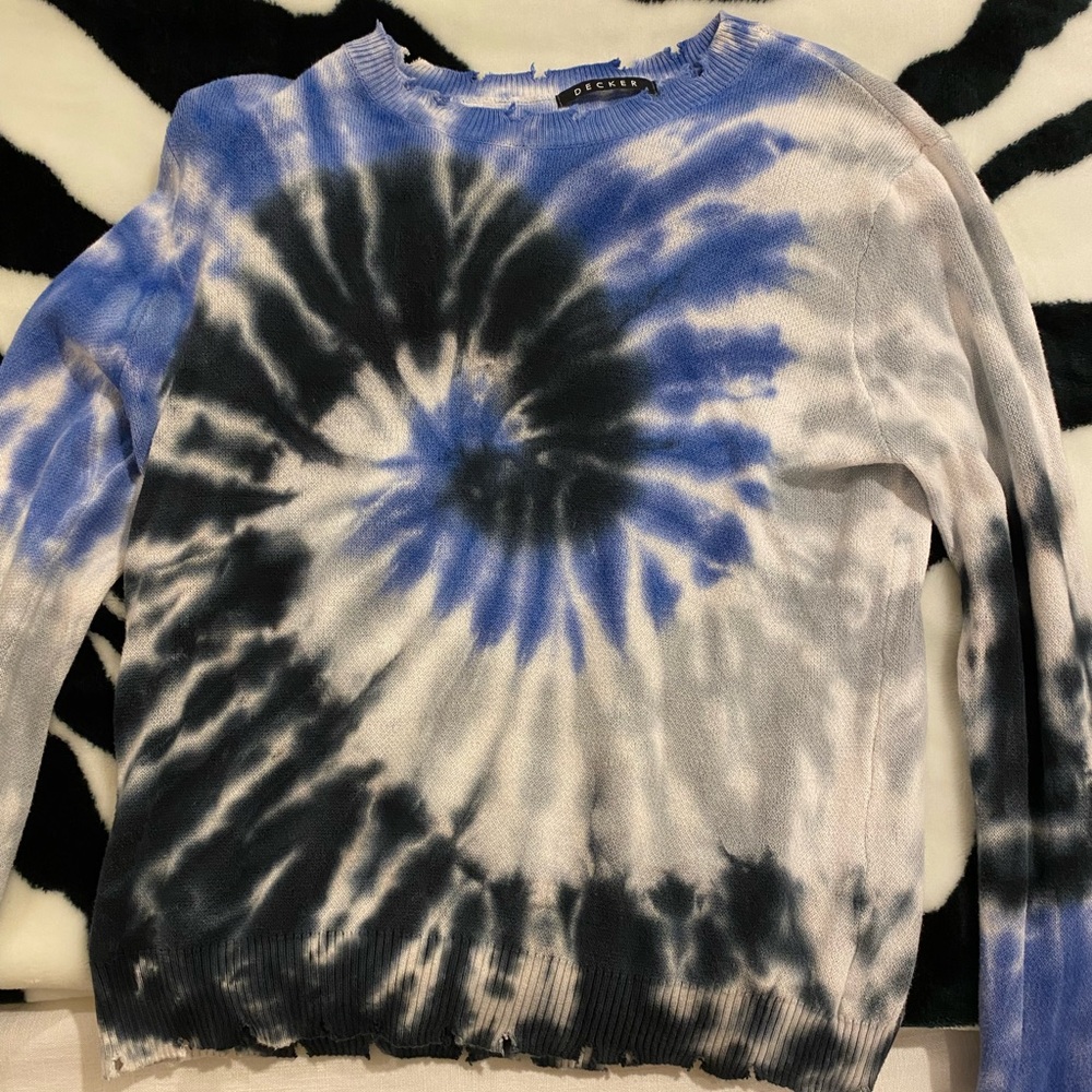 Decker tie dye sweater
